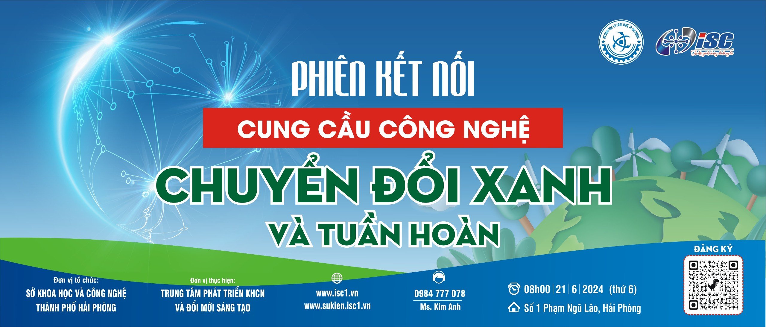 Phiên kết nối cung cầu công nghệ: “Chuyển đổi xanh và tuần hoàn”